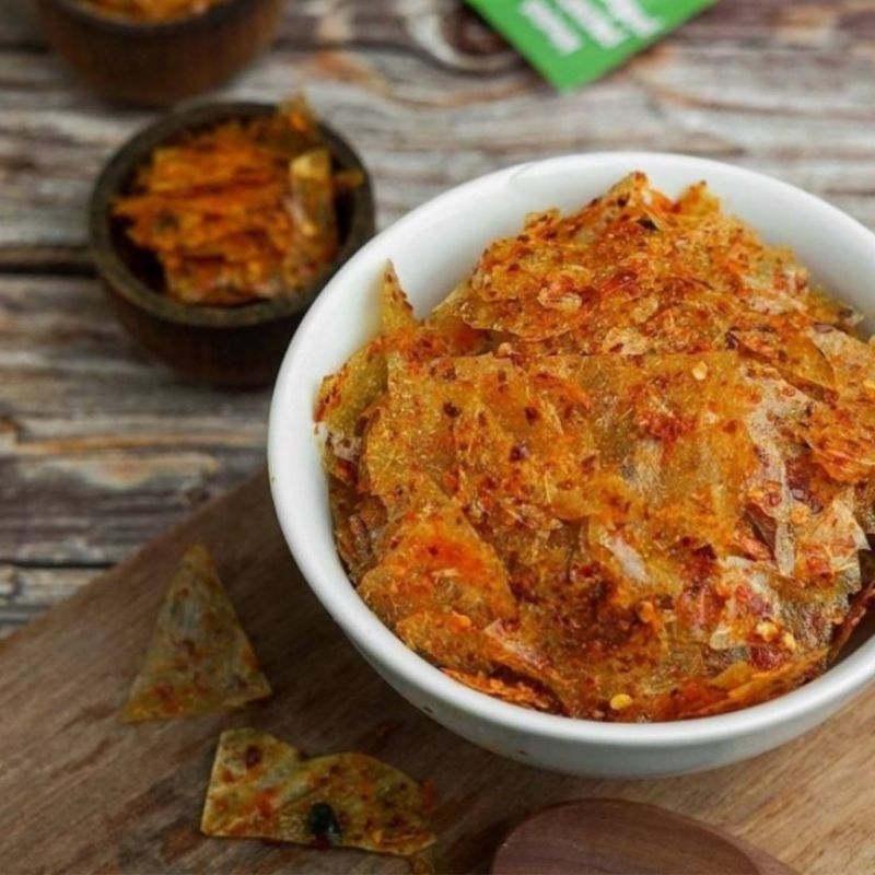 

Kripik Kaca Calon Trilliuner Rasa Pedas Daun Jeruk