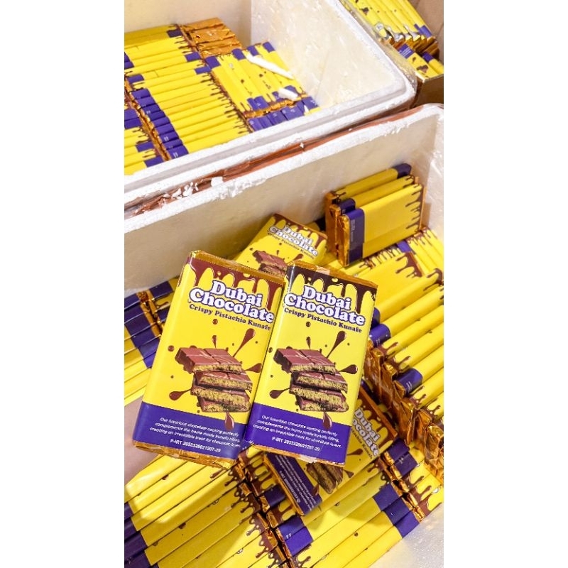 

Coklat Dubai Kunafa premium