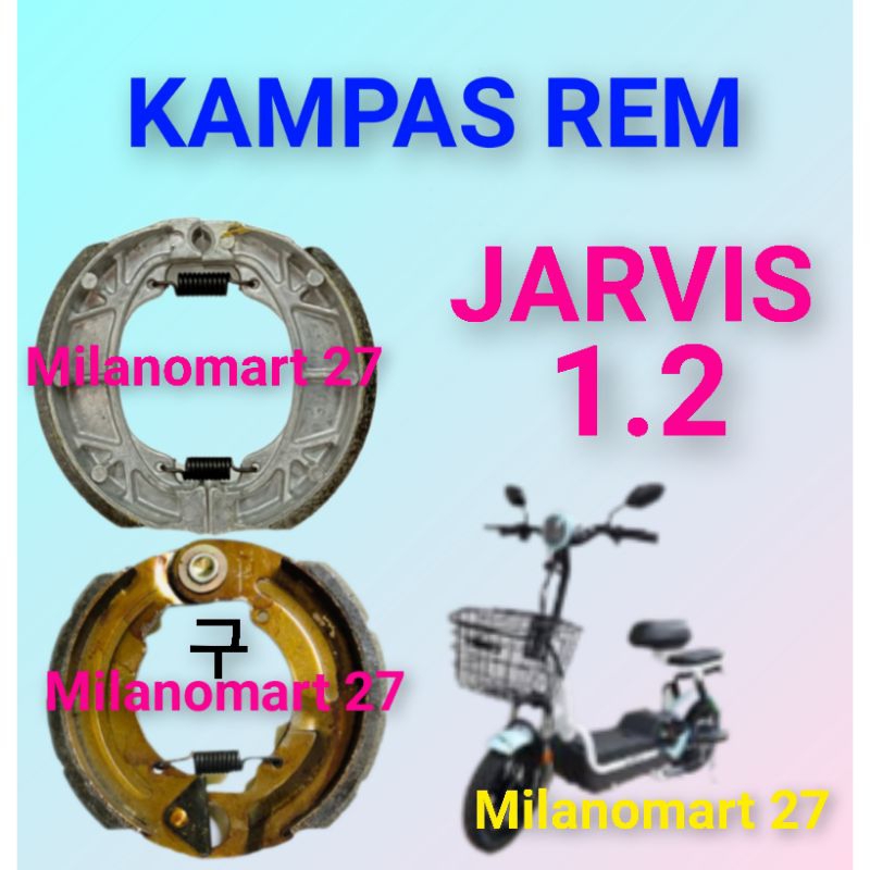kampas rem Jarvis 1.2 kampas rem sepeda listrik JARVIS 1.2
