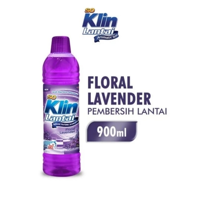 So Klin Pembersih Lantai Floral Lavender 900ml