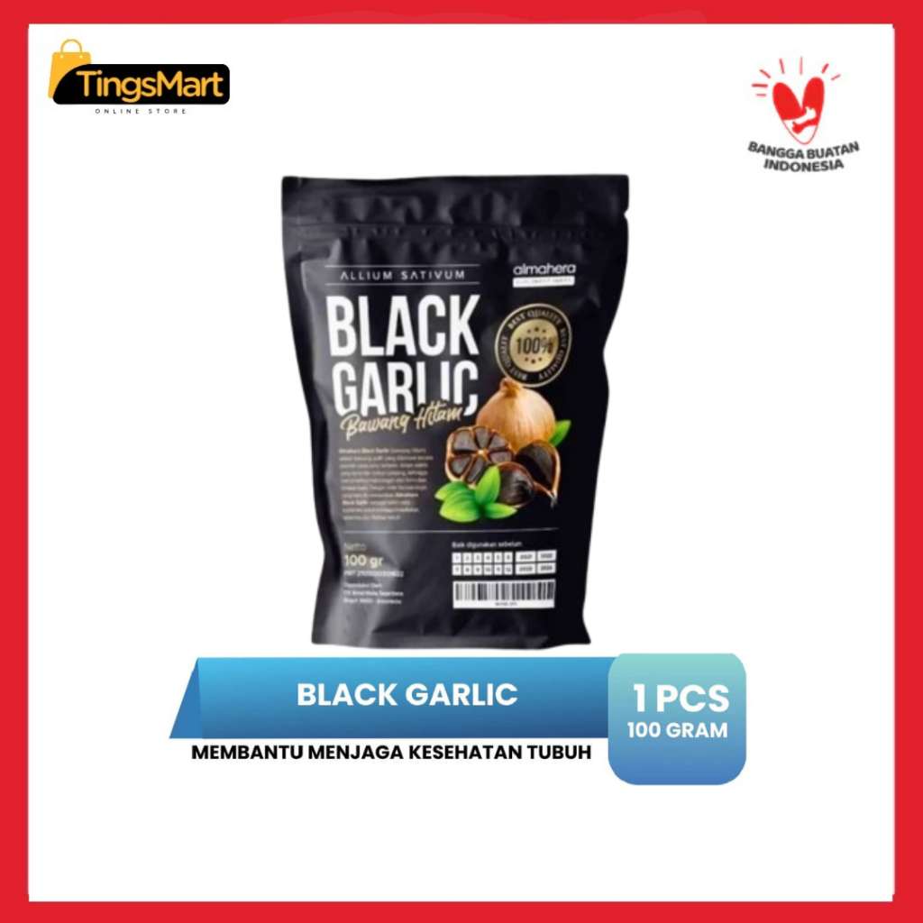 

Black Garlic Bawang Hitam Almahera Allium Sativium 100gram