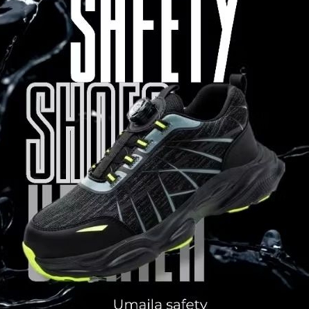 Safety BOA SYSTEM Sepatu Safety BOA System Pria untuk Proyek Kerja Lapangan Ujung Non Metal