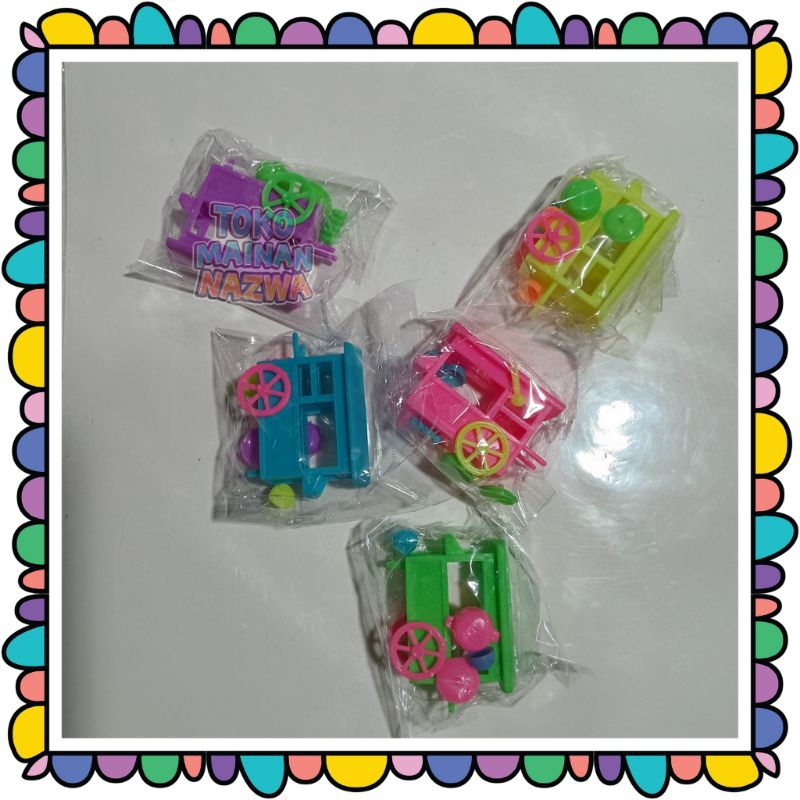 Mainan Gerobak Bakso Mini [5 pcs]