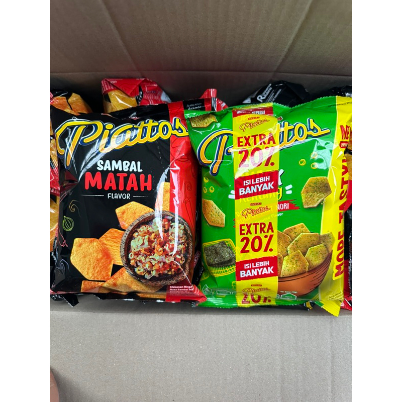 

Piattos snack kentang 68gr / Keripik Kentang JACK n Jill Piattos