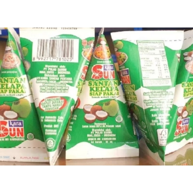 

Sun Kara Santan Krim Kelapa 65 Ml