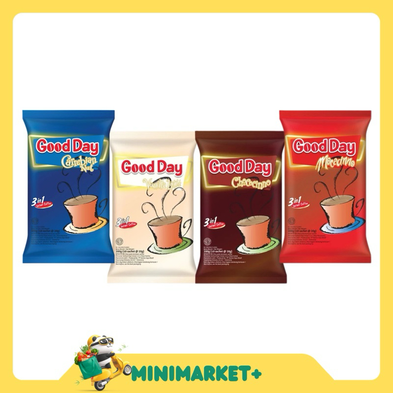 

GOOD DAY 3IN1 KOPI INSTAN 10 x 20GR