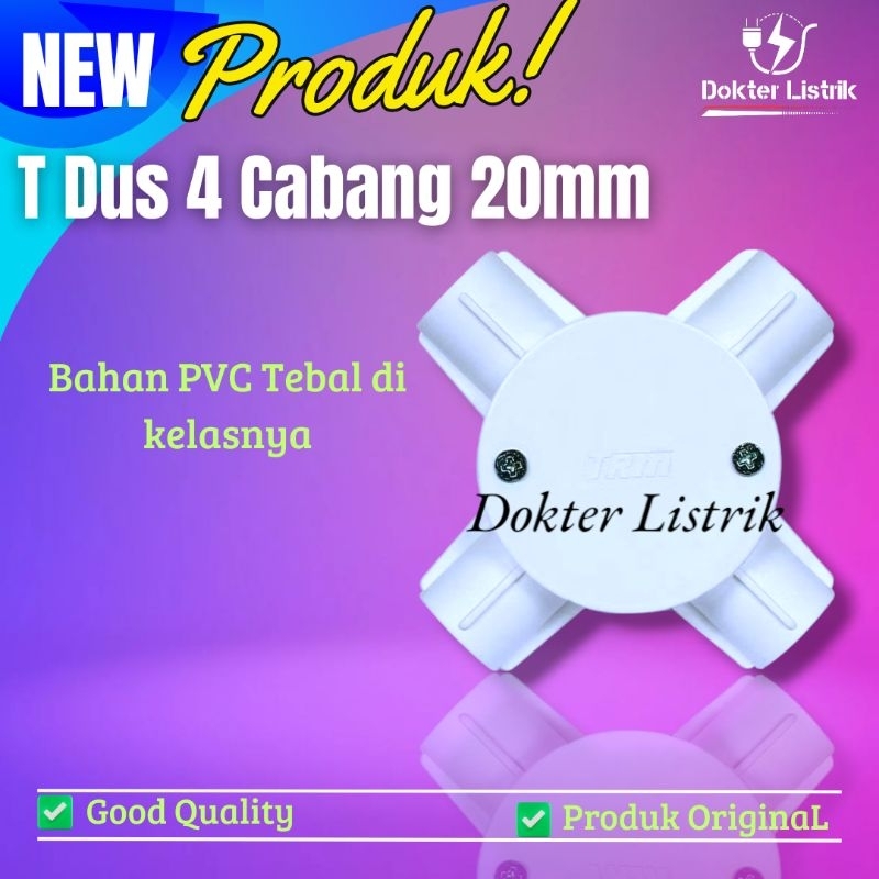 

T Dus 4 Cabang 20mm