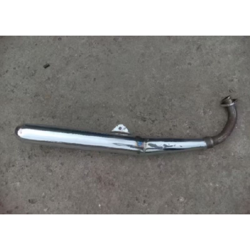 KNALPOT YAMAHA RX-KING BOBOKAN ORIGINAL SECOND CABUTAN