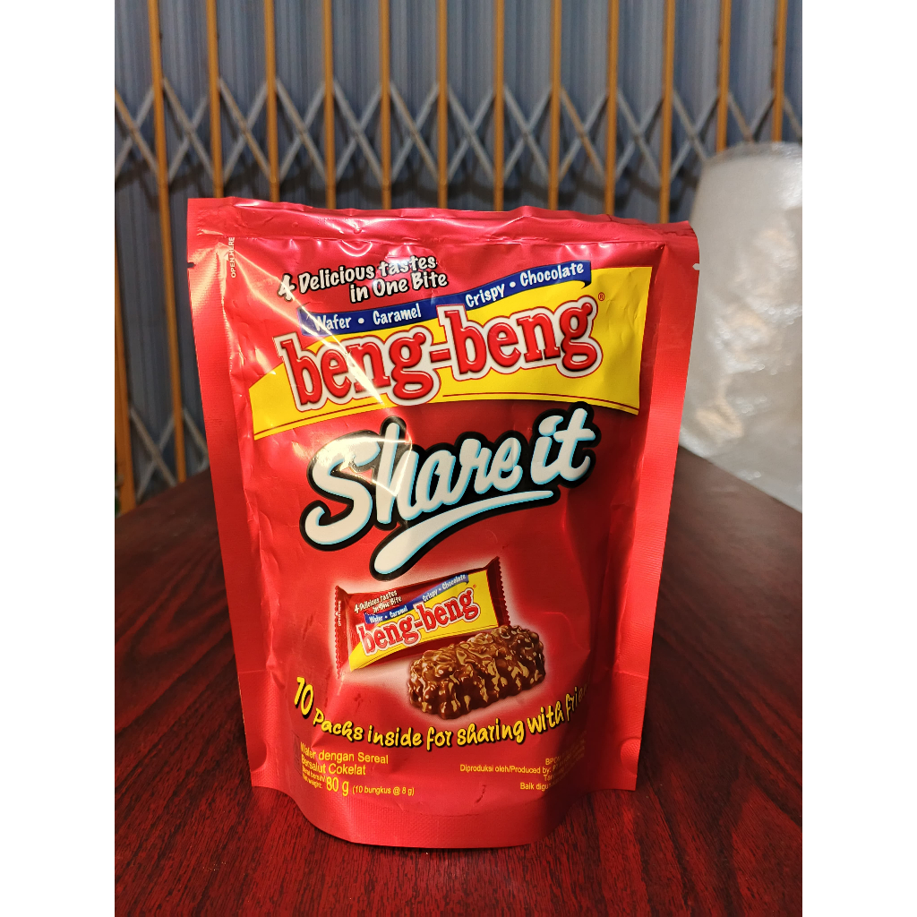 

Wafer Beng Beng Share It Ecer 3 POUCH dan KARTON 1 POUCH isi 10 Pcs 1 KARTON isi 16 POUCH