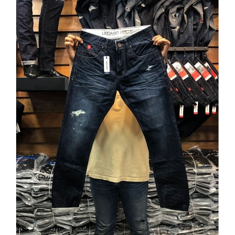 terbaru~lecaso original // jeans lecaso premium // jeans impor pria