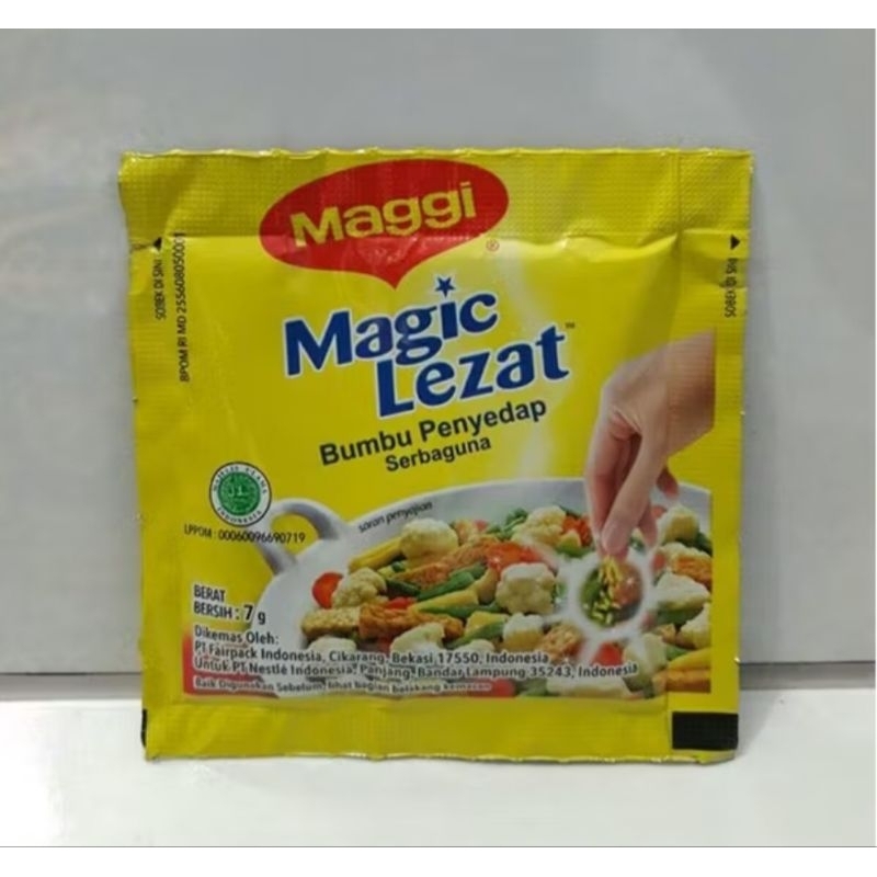 

Megic lezat 1 saset kecil..