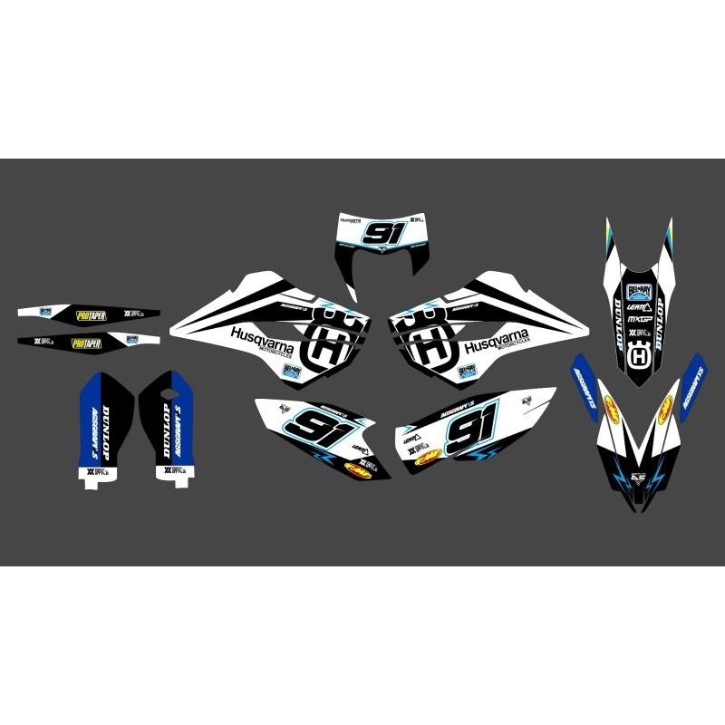 Decal motor trail KLX/CRF/KTM/Husqvarna