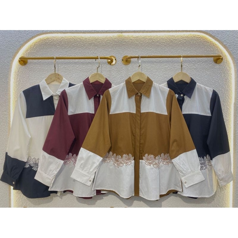 BLOUSE KATUN POPLIN-Karissa kemeja katun poplin