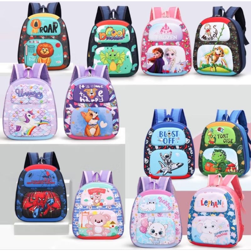 TAS SEKOLAH TK atau Paud TAS RANSEL ANAK KARAKTER TAS SEKOLAH ANAK TAS ANAK TK TAS RANSEL SEKOLAH