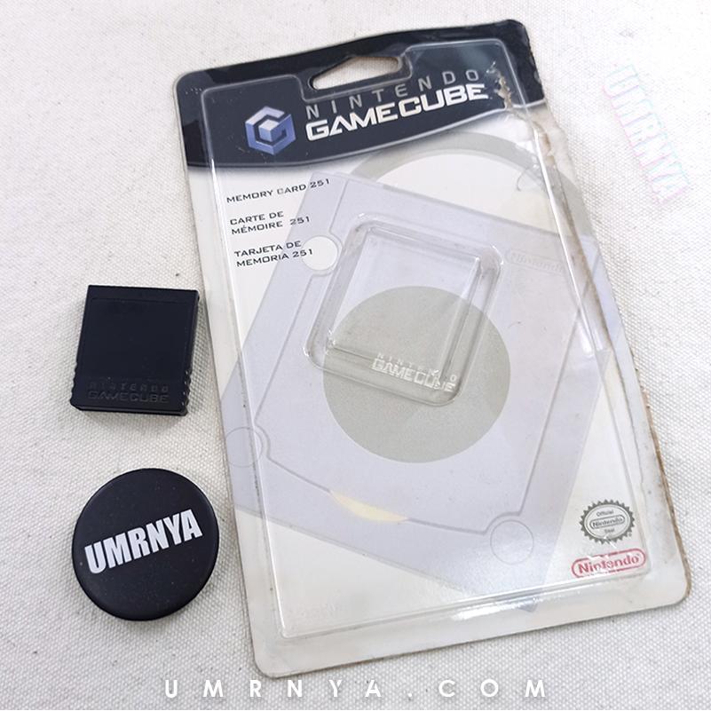 Gamecube Memory Card Hitam Nintendo Game Cube GC Black