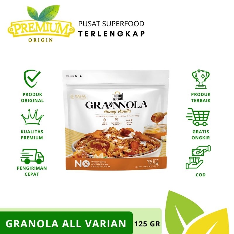 

[ SUPER BEST SELLER ] Granola 125 GR | Granola VIRAL | Granola Sereal Sehat Oat