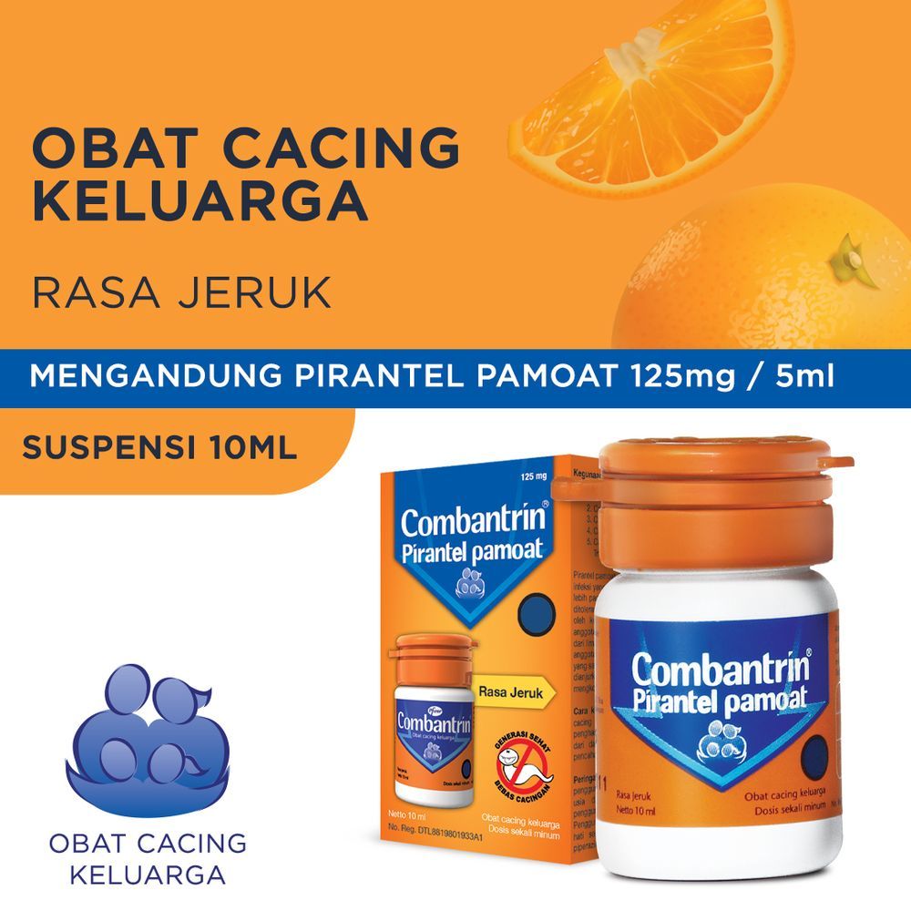 

Combantrin Sirup 10ml Efektif Mengatasi Parasit