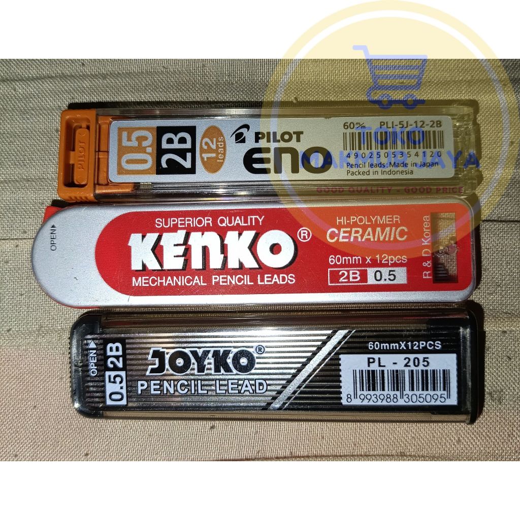 

2 PCS | ANEKA REFILL PENSIL MEKANIK 0.5 2B