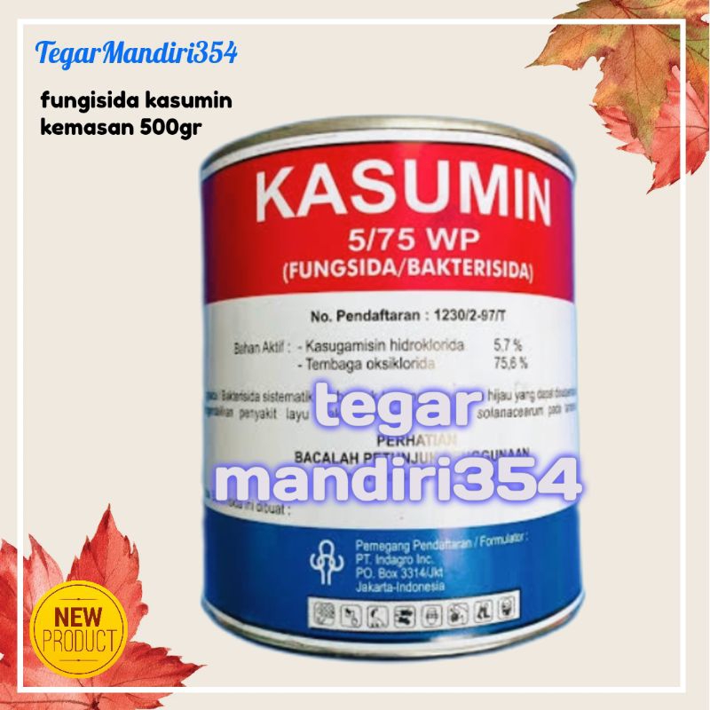FUNGISIDA KASUMIN 500GRAM Fungisida kasumin 500gram / Bakterisida Kasumin 5/75 wp anti Bakteri dan J