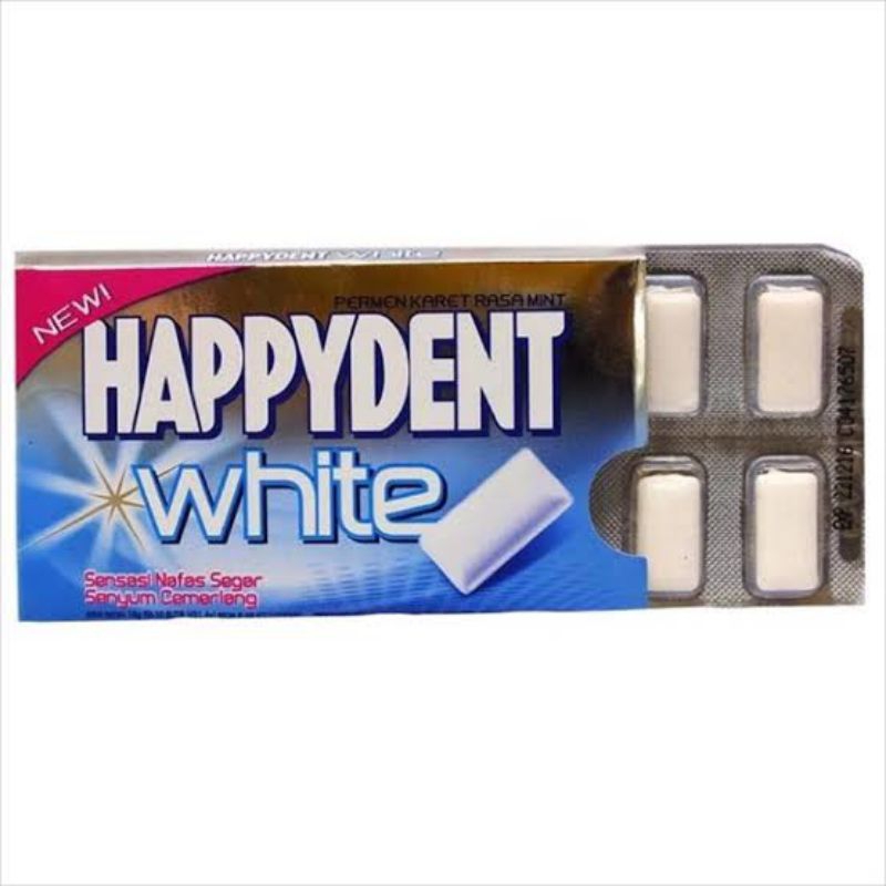 

Happydent Cool White 14g (10 Butir)