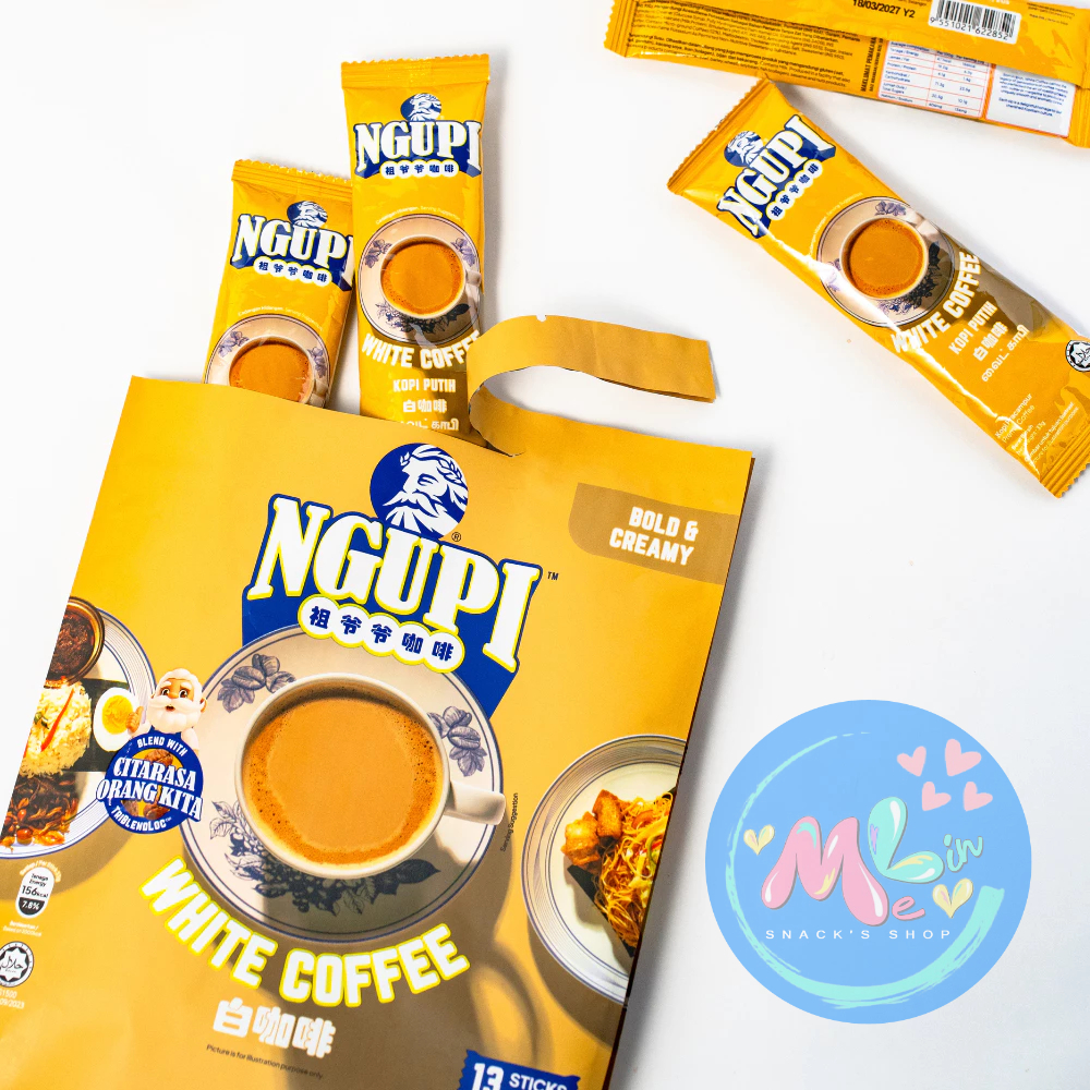 

NEW VARIANT ZUS COFFEE Ngupi White Coffee ( 33g x 13 sachet)