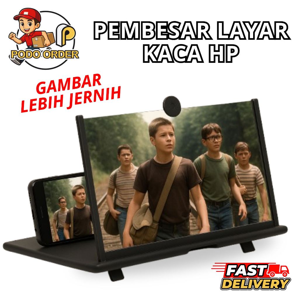 LAYAR PEMBESAR KACA HP / PEMBESAR LAYAR HP ORIGINAL / PEMBESAR KACA 9 INCH / ANDROID IPONE