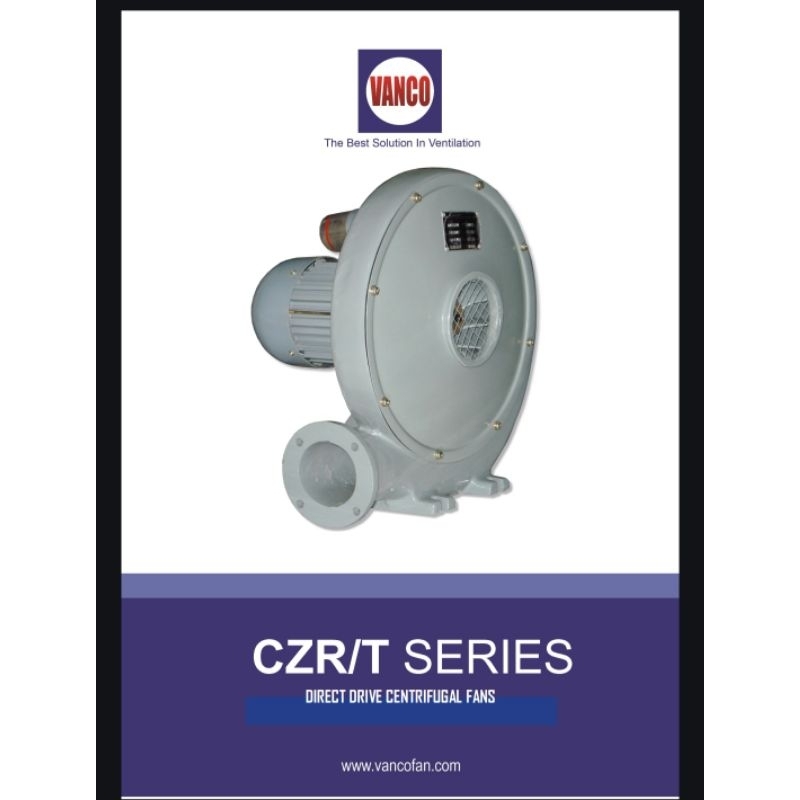 Centrifugal blower VANCO CZR60 2800rpm/250w/220v/900pa/50hz