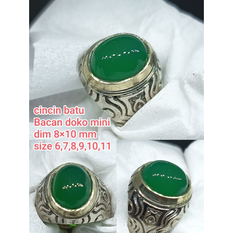 cincin batu bacan doko minion alpaka mewah