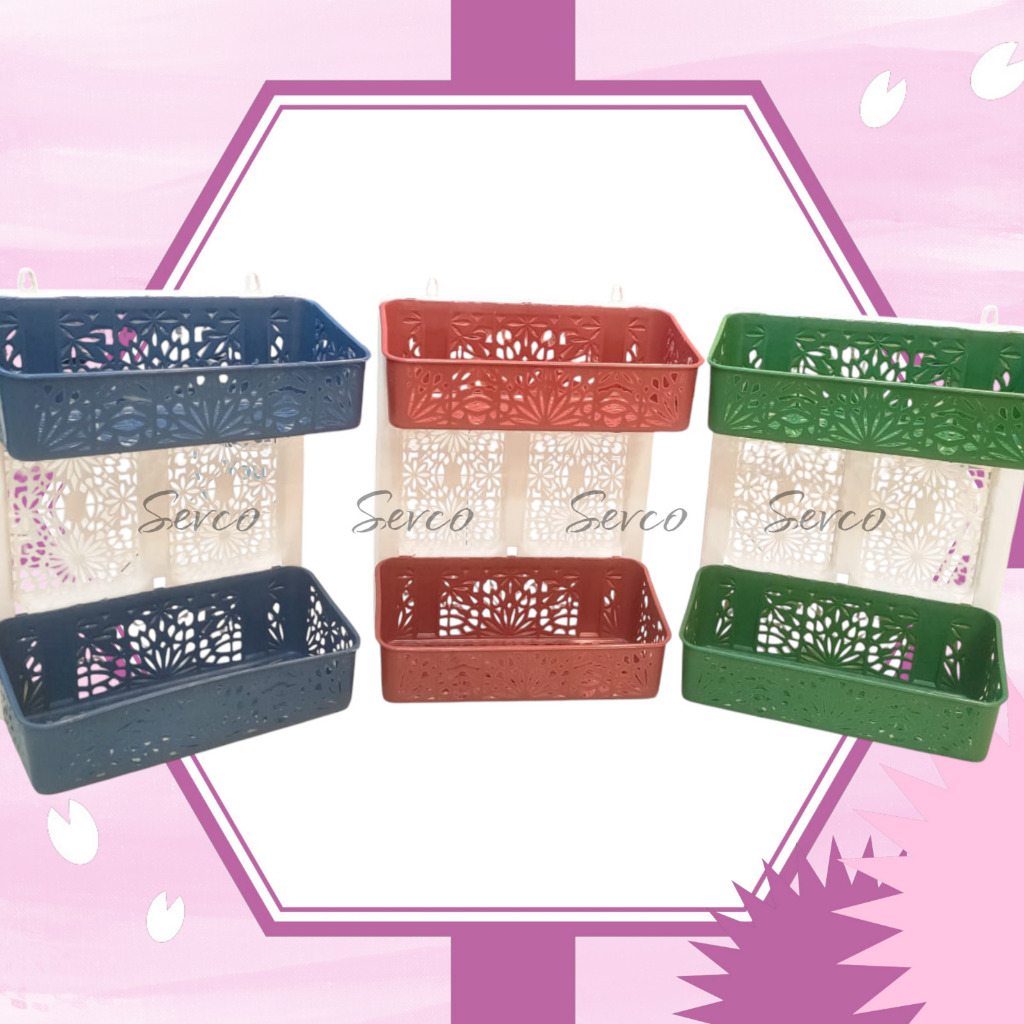 Rak Shampoo 247 NP/ Rak Gantung Plastik Serbaguna