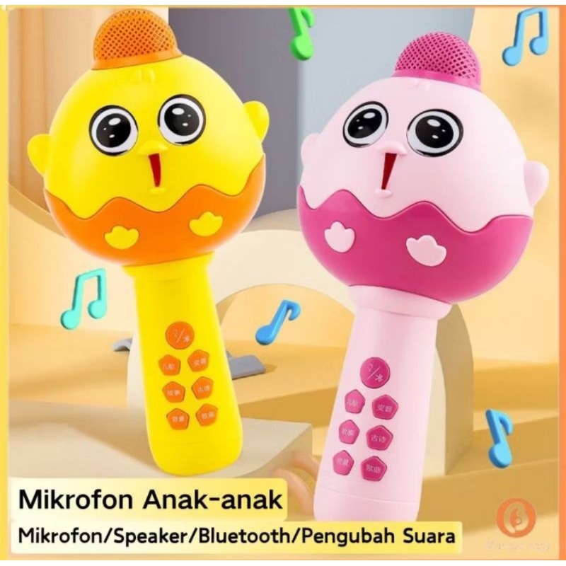 Mainan anak mikrofon nyanyi karaoke anak mikrofon bluetooth Mic