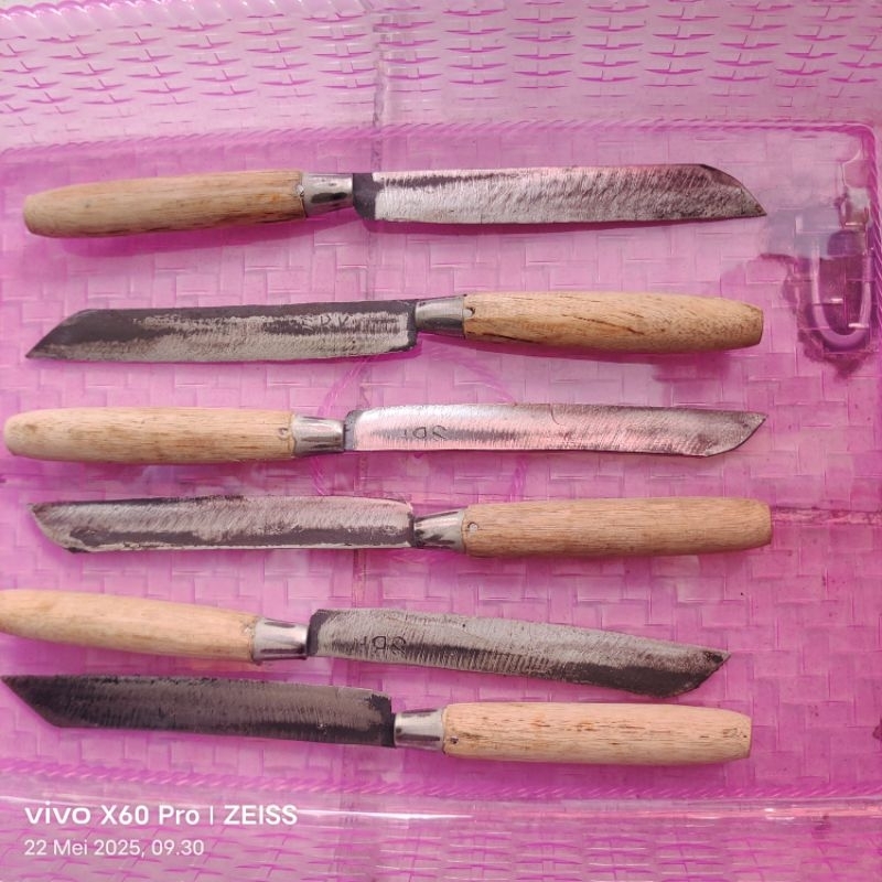 pisau SBK baja tajam, pisau dapur, pisau jawa, pisau tebal