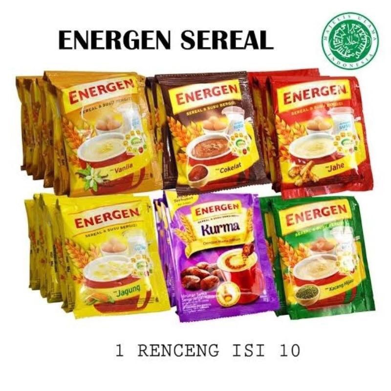 

ENERGEN SUSU & SEREAL SEMUA VARIAN RASA