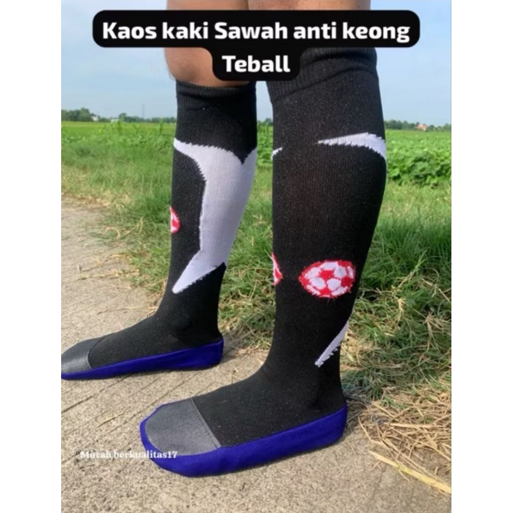 Kaos kaki sawah anti keong, Alas kaki tebal dari jeans/levis/kanvas/twil aman dan nyaman