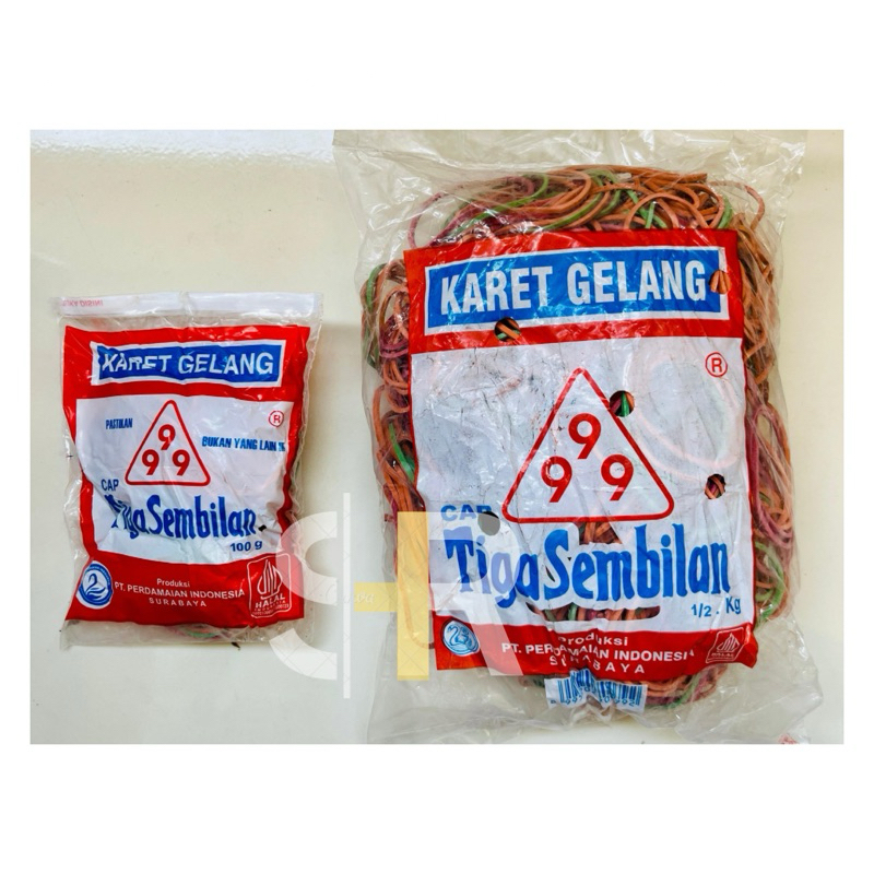 

KARET GELANG CAP TIGA SEMBILAN - KARET BUNGKUS
