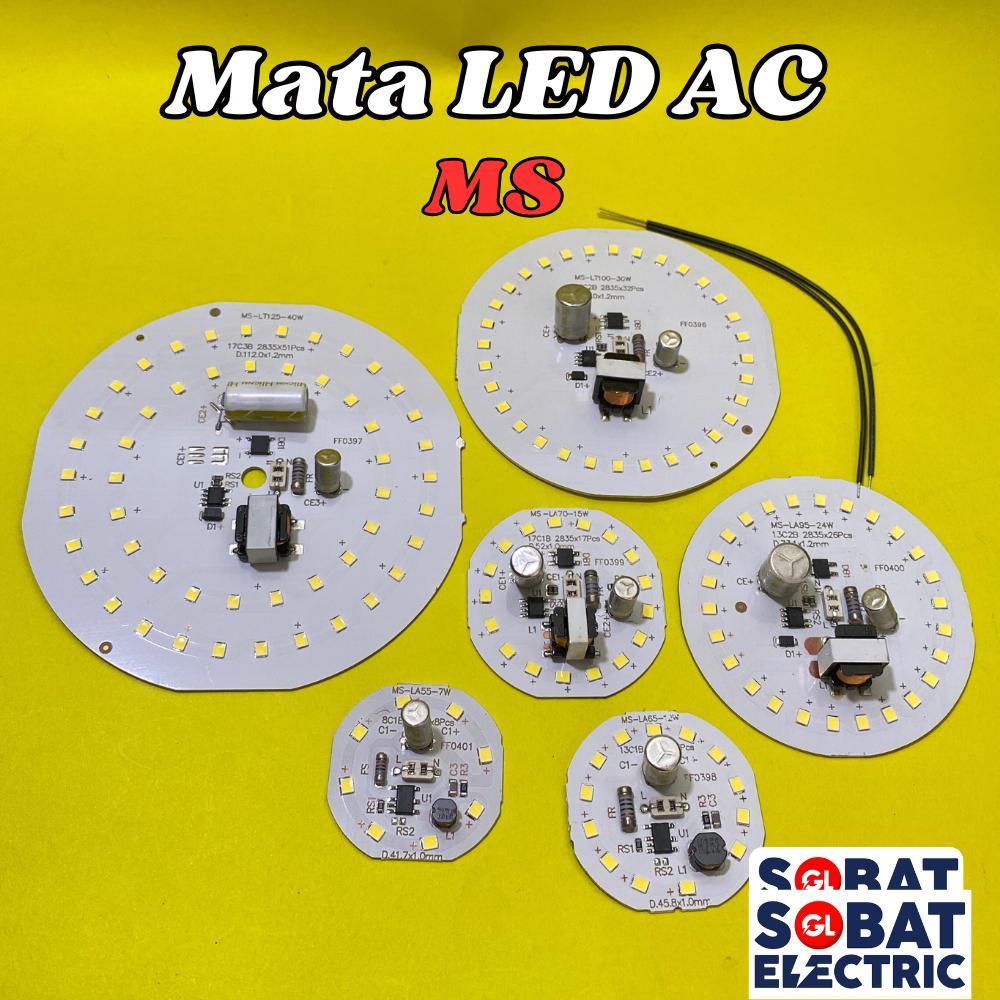 PCB Mata Lampu LED AC MS - Mata LED AC Kode MS