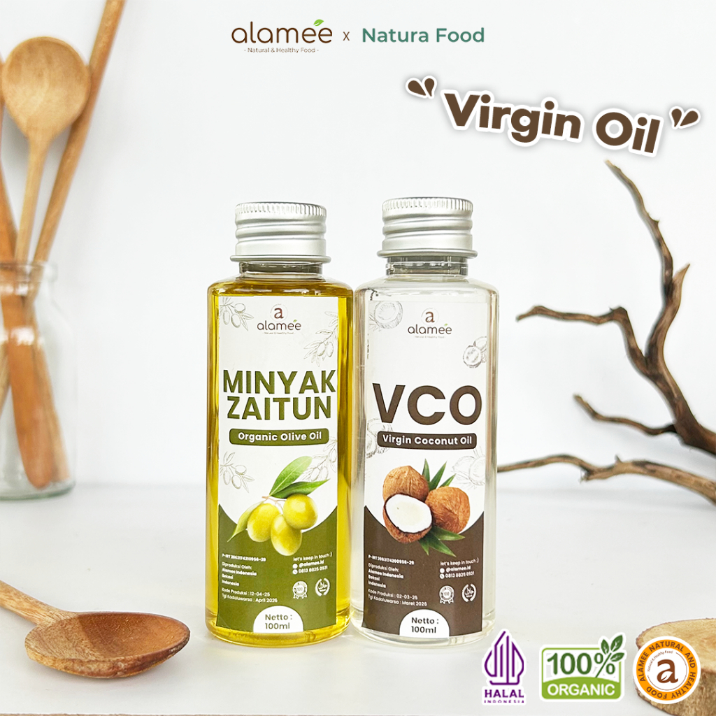 

alamee 100ml minyak murni tanpa campuran kimia dengan kandungan alami minyak vco minyak zaitun