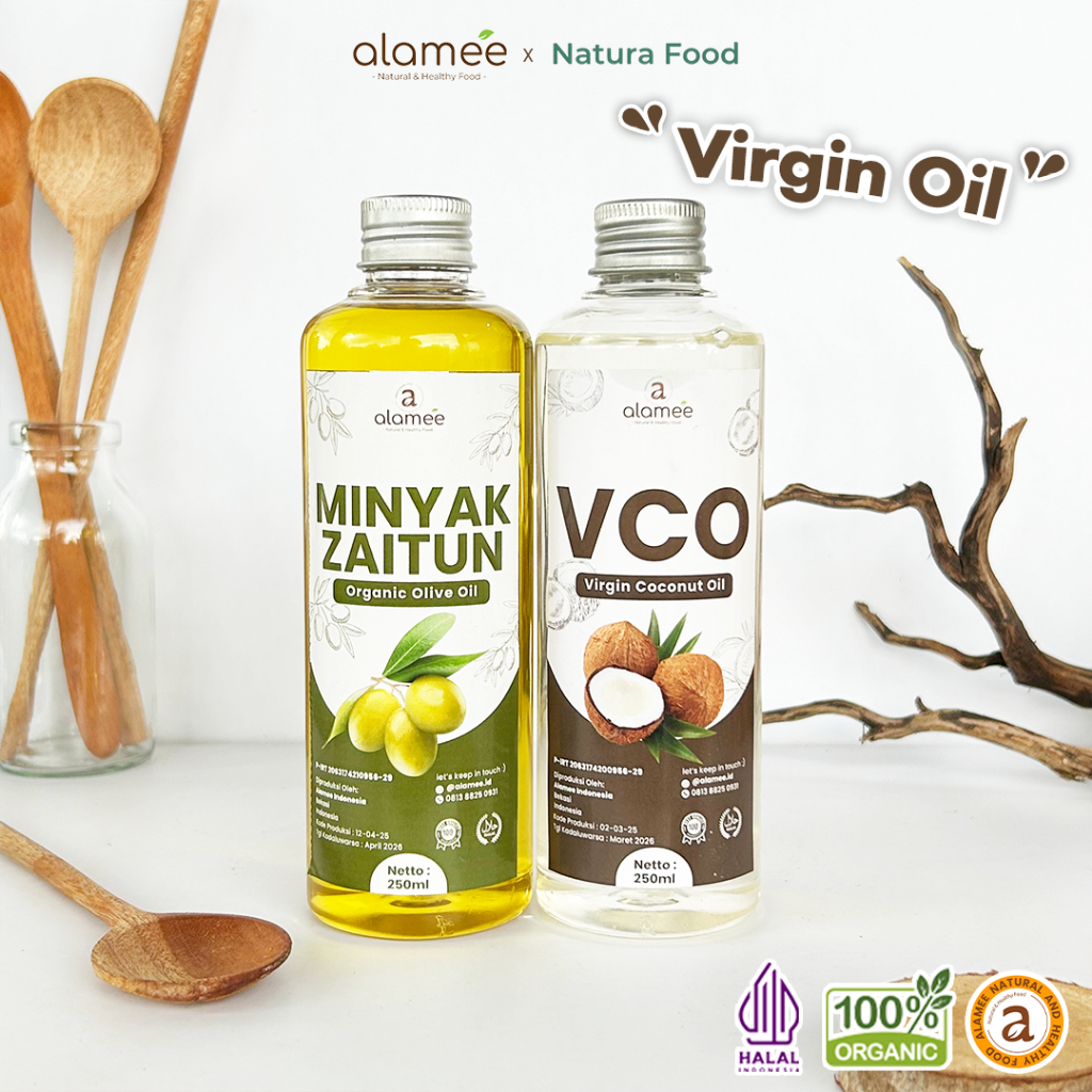 

alamee minyak murni tanpa bahan pengawet tambahan cocok untuk kebutuhan harian minyak zaitun 250ml