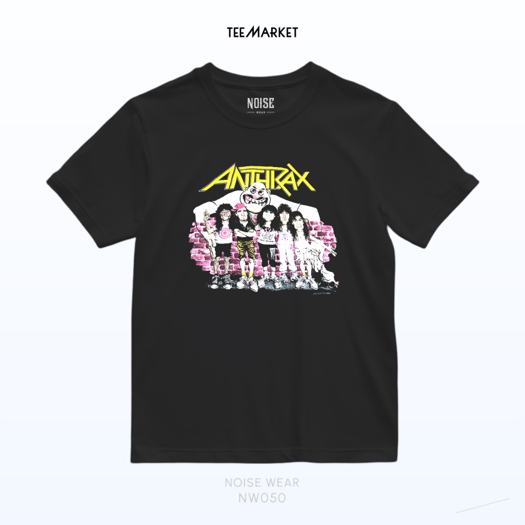 NW050 Kaos Band Anthrax - Baju Music by Noise Wear