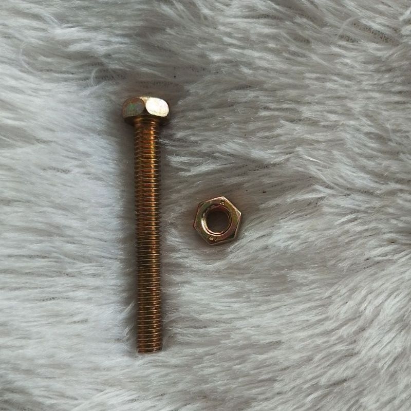 Baut + mur ukuran 10 panjang 5 cm HARGA 1 SET