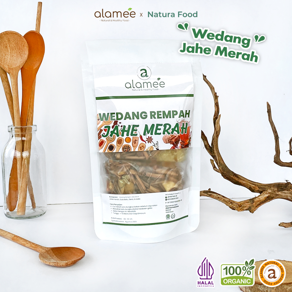 

ALAMEE Wedang Rempah Jahe Merah Komplit Tradisional Asli Rempah Minuman Herbal Alami Lengkap Organik