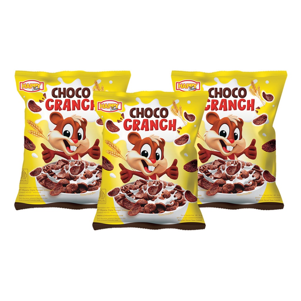 

RB Happy Time Choco Cranch 1 Renceng Isi 10 x 30gr