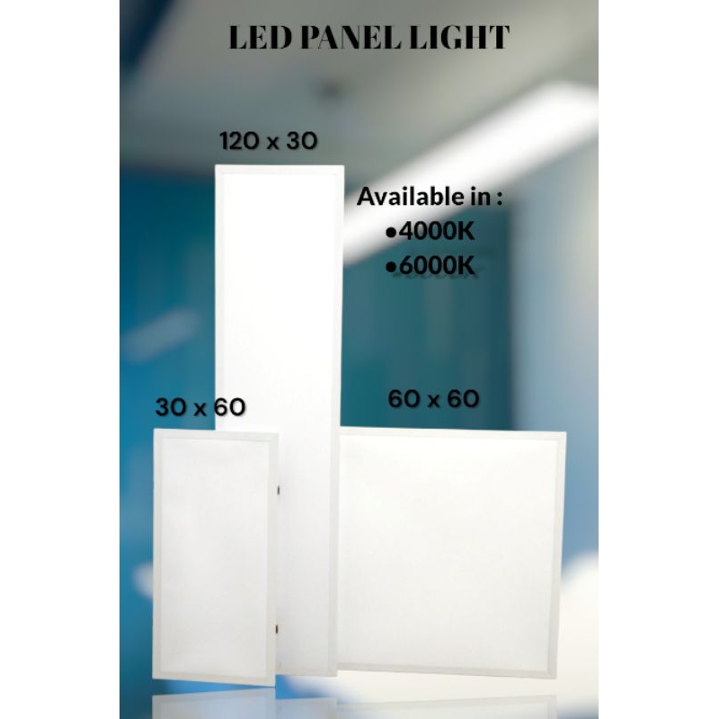 LAMPU LED PANEL 30X60 60X60 120X30 48 WATT DOWNLIGHT INBOW PLAFON 30 X 60, 60 X 60, 120 X 30 4000K