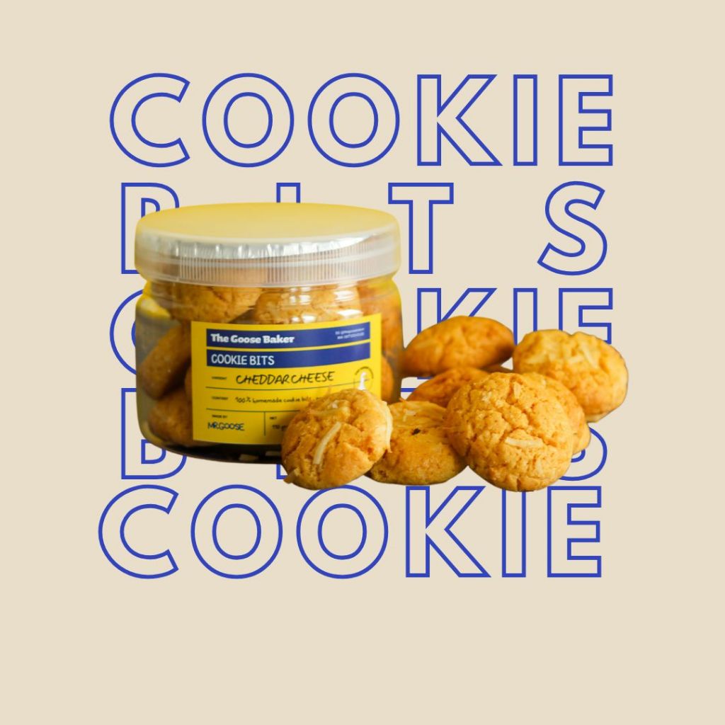 

COOKIE BITS - SOFT AND CHEWY COOKIES BITE SIZED - THE GOOSE BAKER