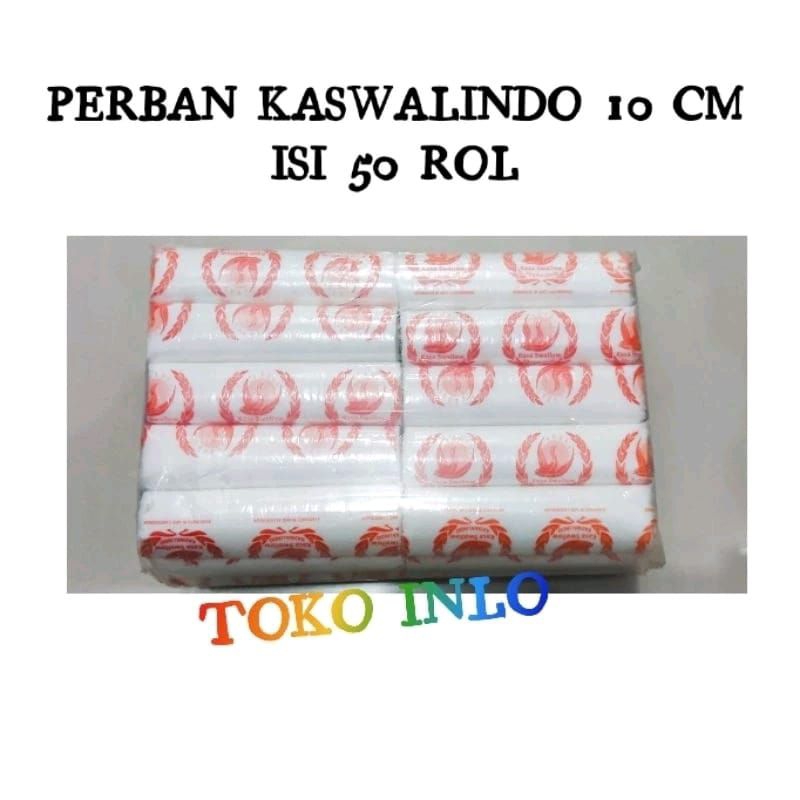 PER PACK Perban Gulung 10 cm/Kasa Gulung/Perban KASWALINDO