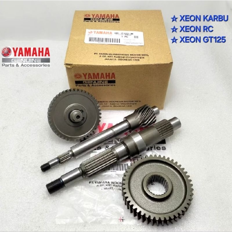 GIGI RASIO GARDAN ASSY GEARBOX XEON KARBU XEON RC XEON GT125 ORIGINAL YAMAHA