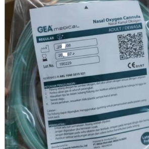 Selang Oksigen Hidung Dewasa