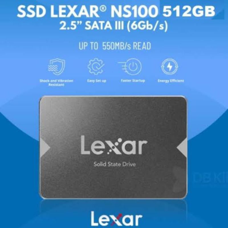 SSD Lexar 512gb Sata III 2.5"