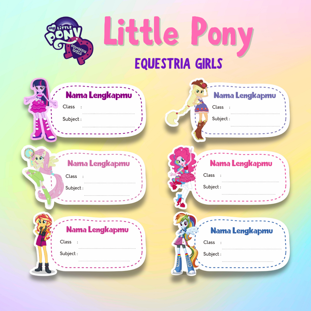 

Sticker Mata Pelajaran Nama Buku Custom 1Pack / Stiker Anak Sekolah Custom Karakter sesukamu