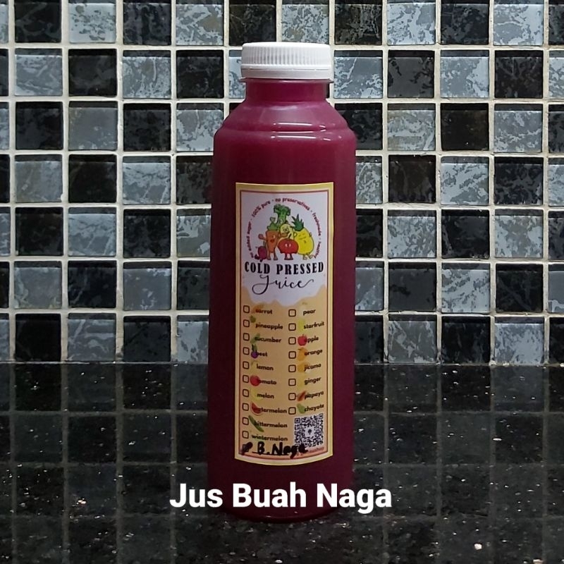 

Jus Buah Naga pure Cold Pressed