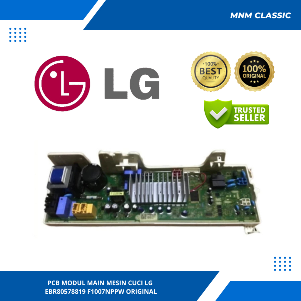 PCB MODUL MAIN MESIN CUCI LG EBR80578819 F1007NPPW ORIGINAL